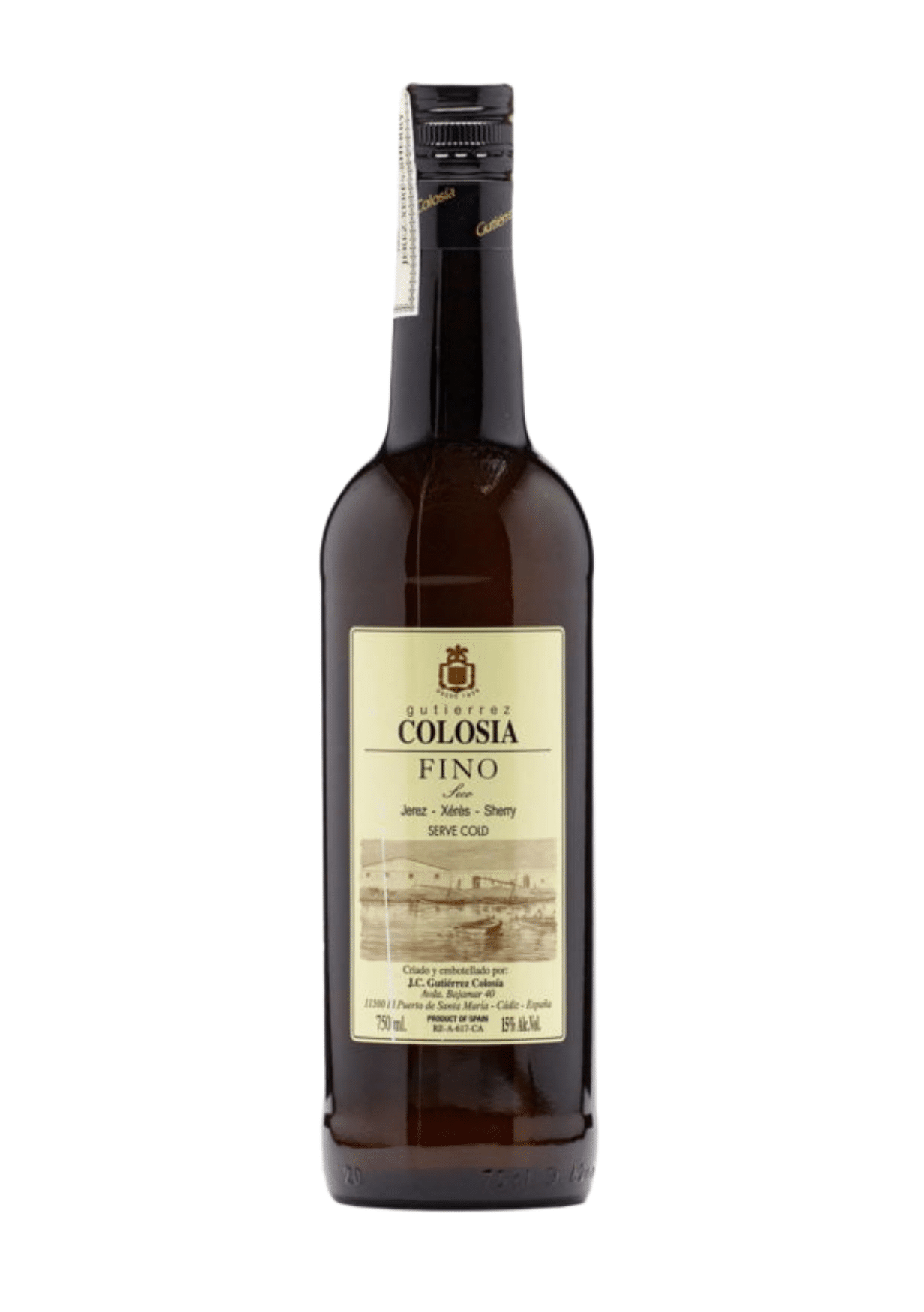 Bodegas Gutiérrez Colosía Fino Sherry, DO Jerez Bodegas Gutiérrez Colosía Fino Sherry, DO Jerez