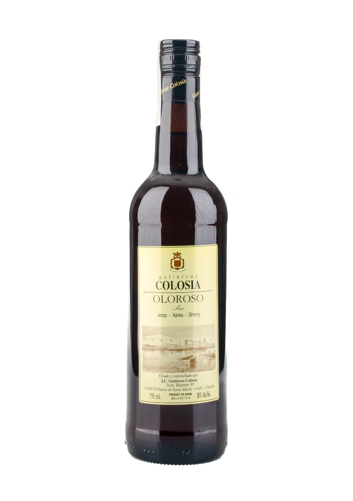Bodegas Gutiérrez Colosía Oloroso Sherry, DO Jerez Bodegas Gutiérrez Colosía Oloroso Sherry, DO Jerez
