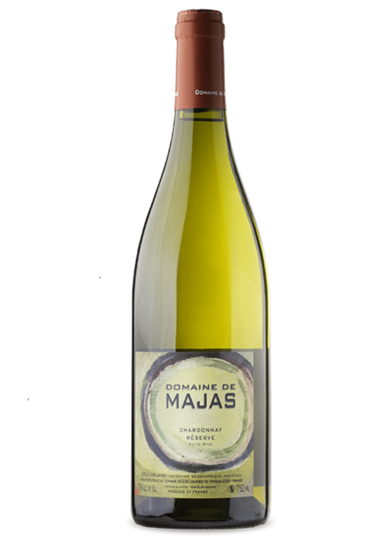 domaine_de_majas_chardonnay_r_serve Domaine de Majas Chardonnay Réserve, Økologisk, Naturvin, Vin de France, Languedoc - Billede 1