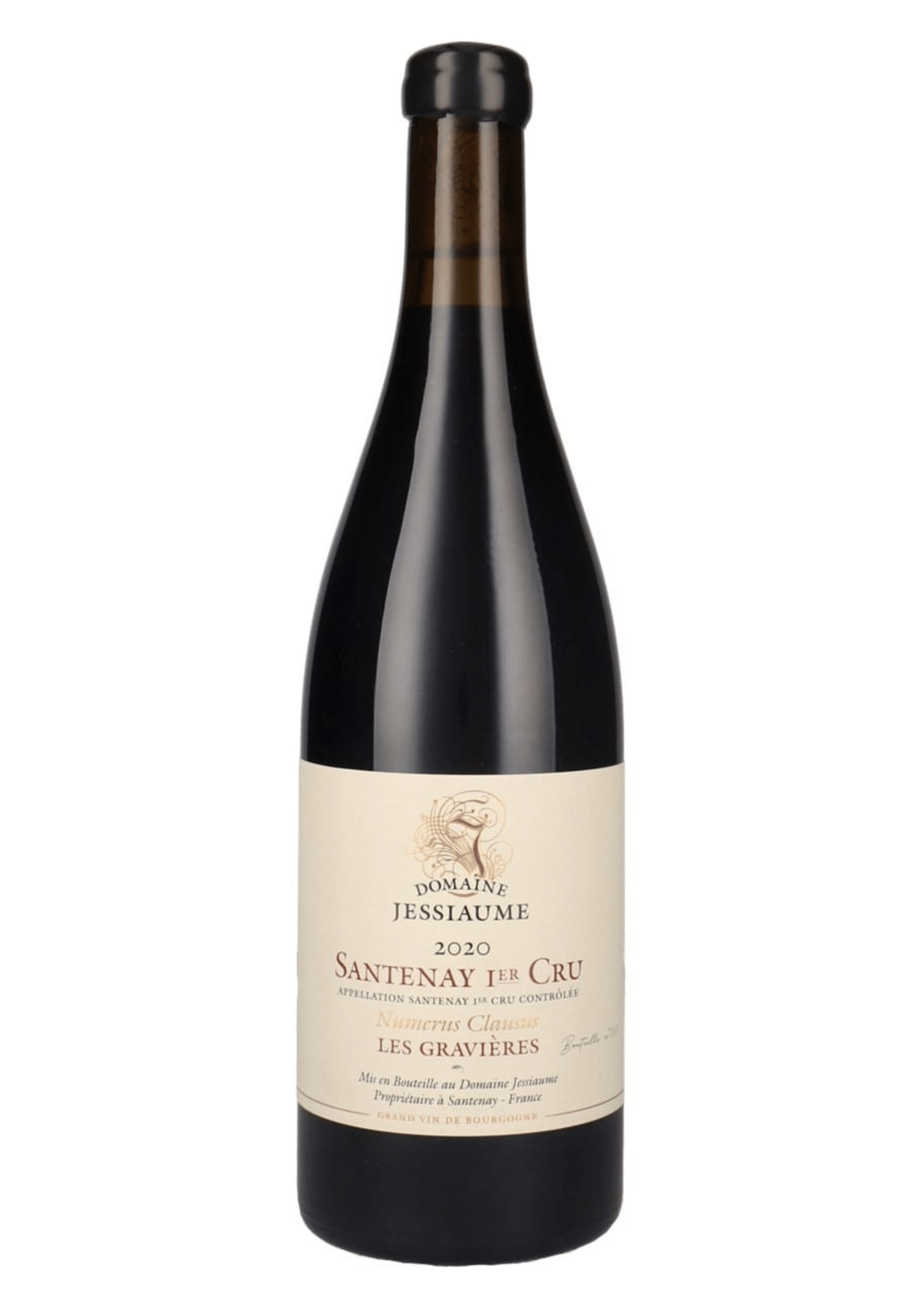 domaine_jessiaume_santenay_les_gravieres_numerus_clausus Domaine Jessiaume Santenay 1er Cru Les Gravières "Numerus Clausus" Rouge, Økologisk, AOP Santenay Bourgogne